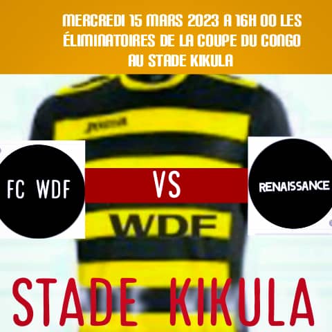 Coupe du Congo 2023 : début ce mercredi 15 mars de la troisième journée des éliminatoires de la Coupe du Congo/Zone Centre Sud