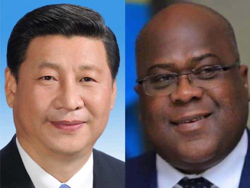 Félix Tshisekedi en Chine