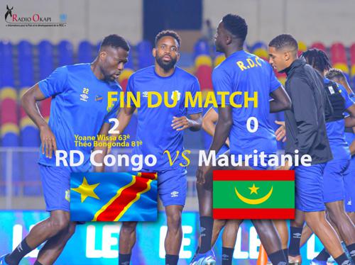 Eliminatoires-Mondial 2026 : la RDC bat la Mauritanie au stade des Martyrs (2-0)