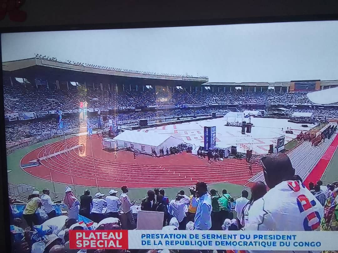 Investiture du président Tshisekedi: l’ambiance au stade des Martyrs en images avant l’événement