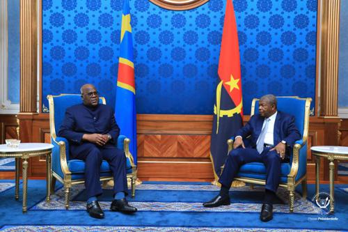 Luanda : tête-à-tête Tshisekedi- Lourenço sur la crise dans l’Est de la RDC (*)