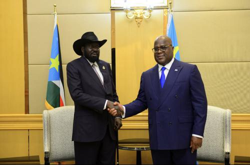 Crise dans l’Est de la RDC : Felix Tshisekedi et Salva Kiir appellent à la relance des processus de paix de Nairobi et de Luanda