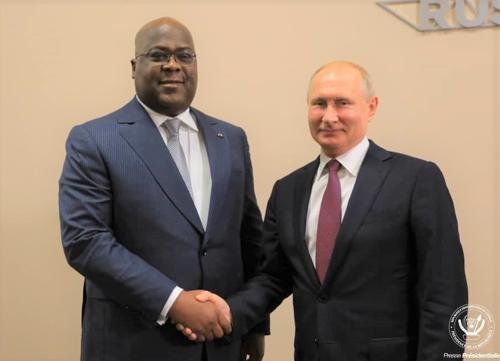 Le Président Félix Tshisekedi félicite son homologue russe pour sa réélection (*)