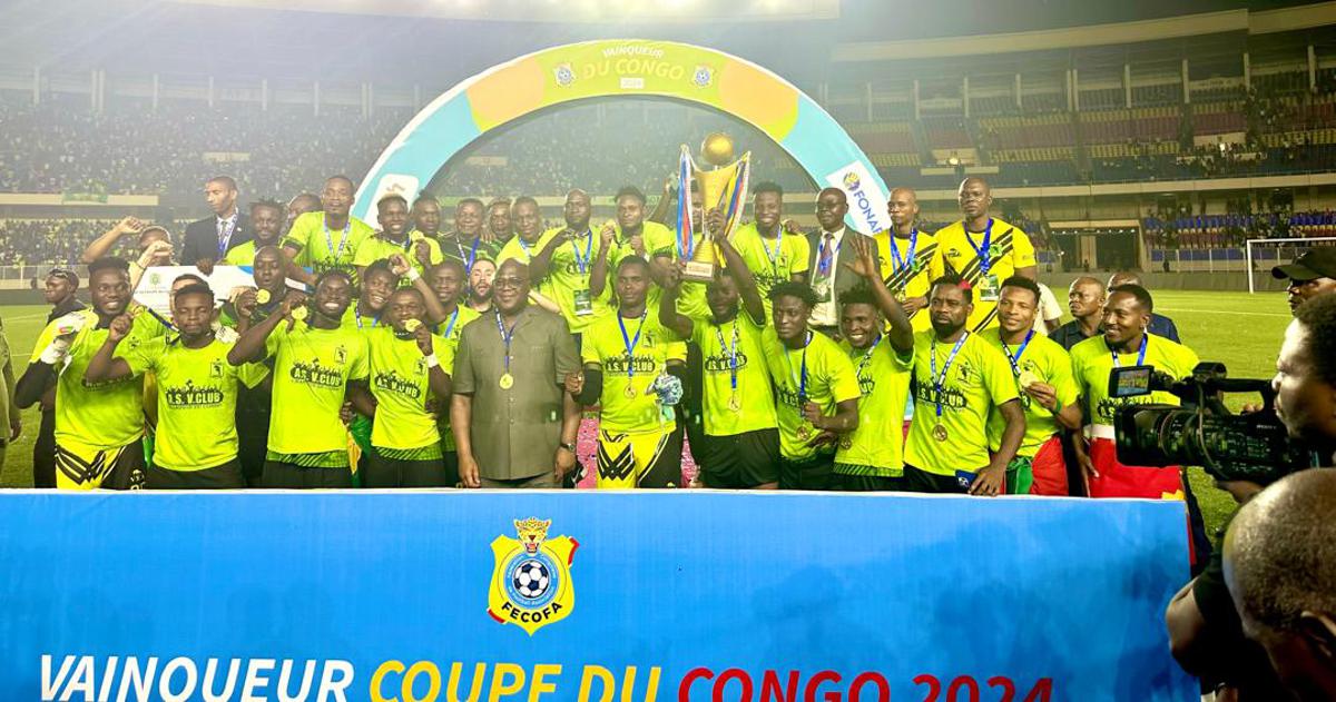 Coupe du Congo/Foot : V.Club remporte la 58e édition devant FC Céleste (1-0)*