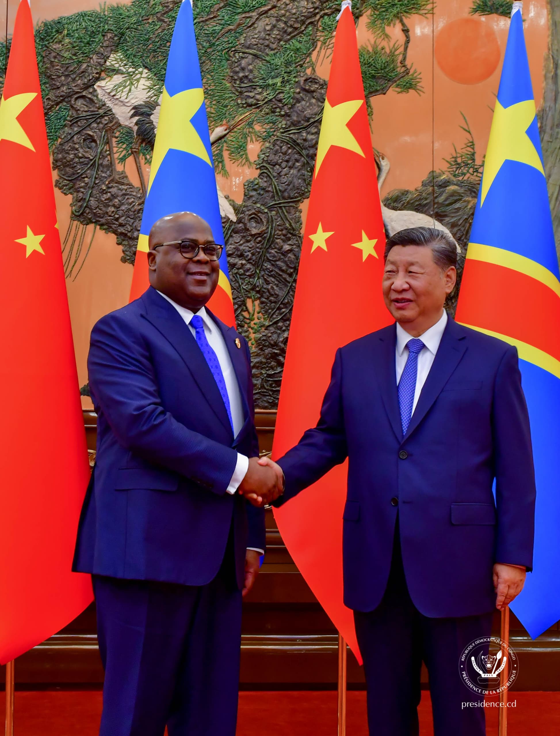 RDC-Chine: coopération, diplomatie et sécurité au centre des échanges entre Félix Tshisekedi et Xi Jinping