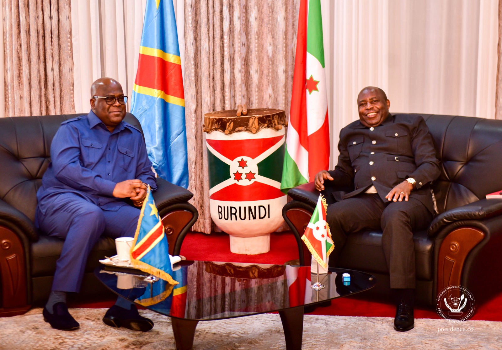 RDC-Burundi: Tshisekedi était dimanche à Bujumbura