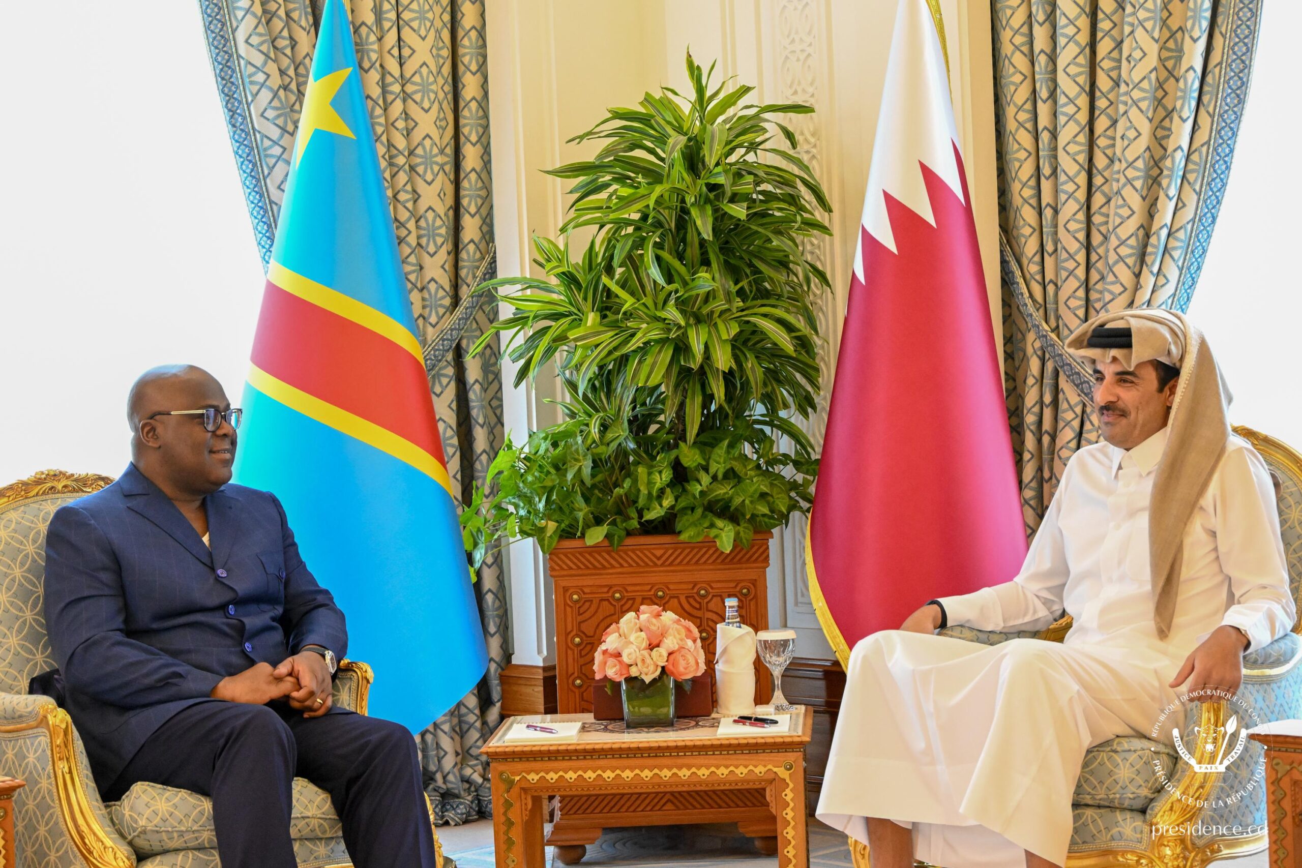 Kinshasa-Doha: opportunités d’investissements en RDC et paix dans le monde, au centre de l’entretien Tshisekedi et l’Emir du Qatar