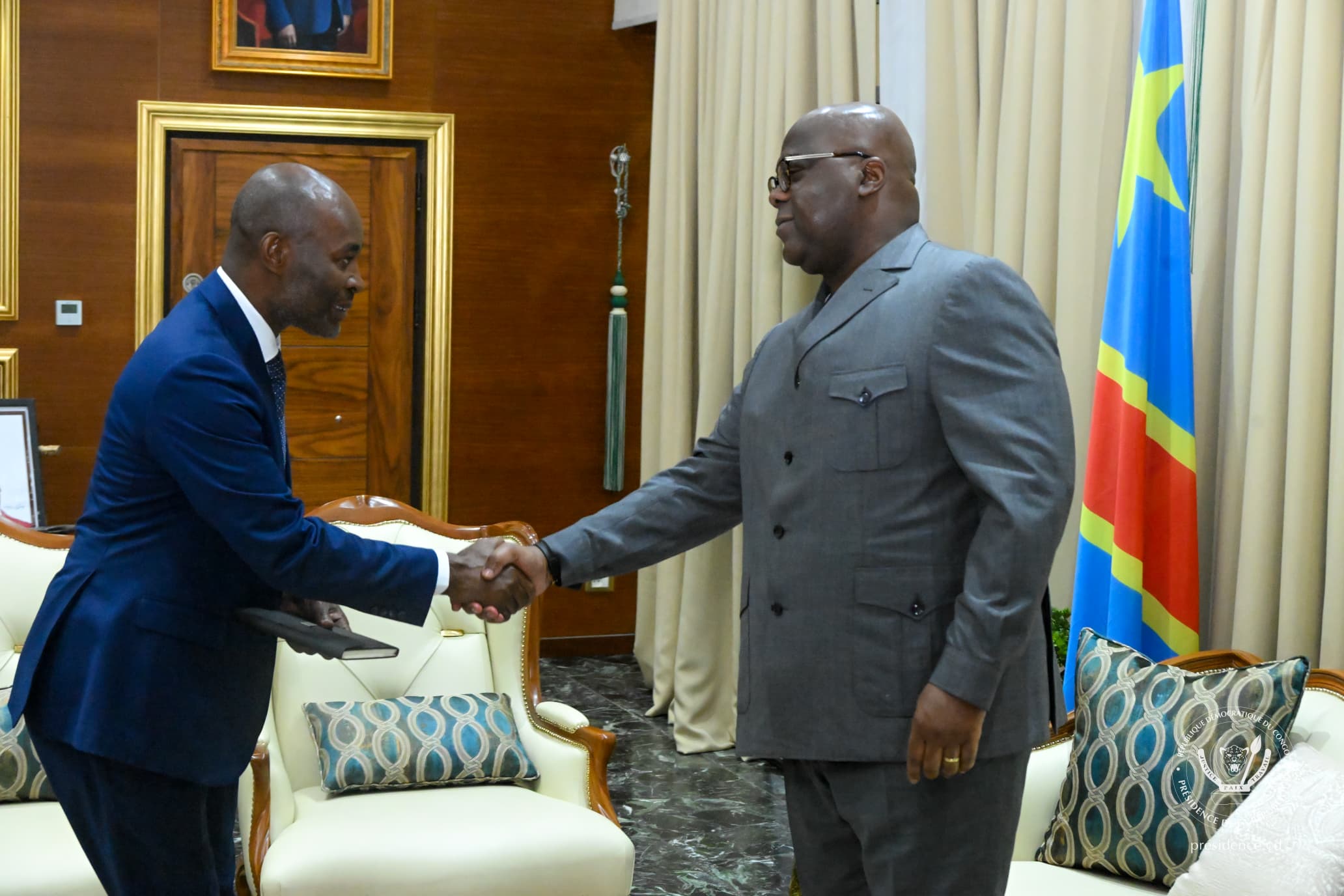 Agression rwandaise: «La guerre est derrière nous», déclare le gouverneur du Sud-Kivu reçu par le Chef de l’Etat